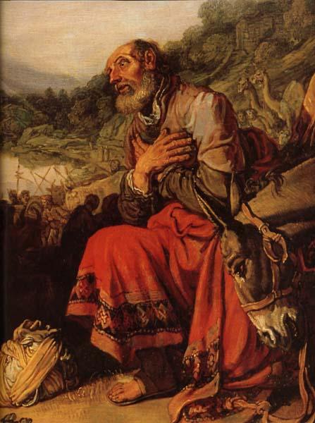 LASTMAN, Pieter Pietersz. Detail of Abraham on the Way to Canaan France oil painting art